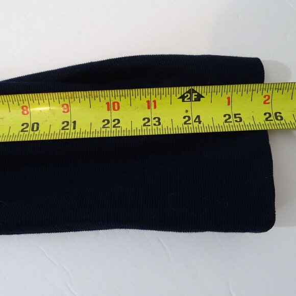 Ferrari Logo Patch Navy Blue Blazer Jacket Women Size 42 S Cotton Made in Italy - Picture 11 of 13